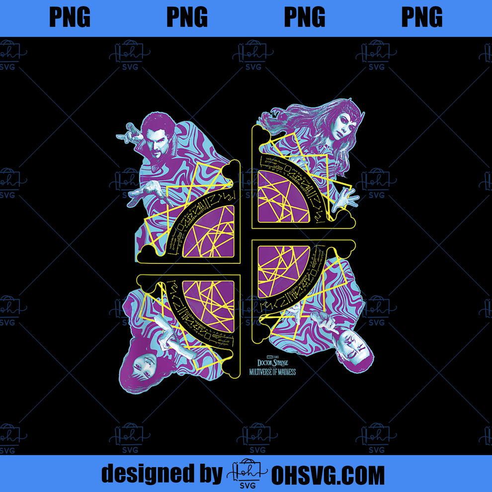 Marvel Doctor Strange In The Multiverse Of Madness Split PNG, Marvel P ...