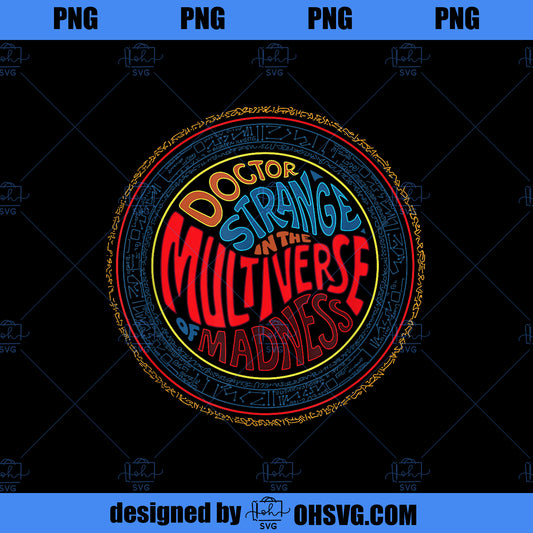 Marvel Doctor Strange Multiverse of Madness Colorful Runes PNG, Marvel PNG, Marvel Doctor Strange PNG