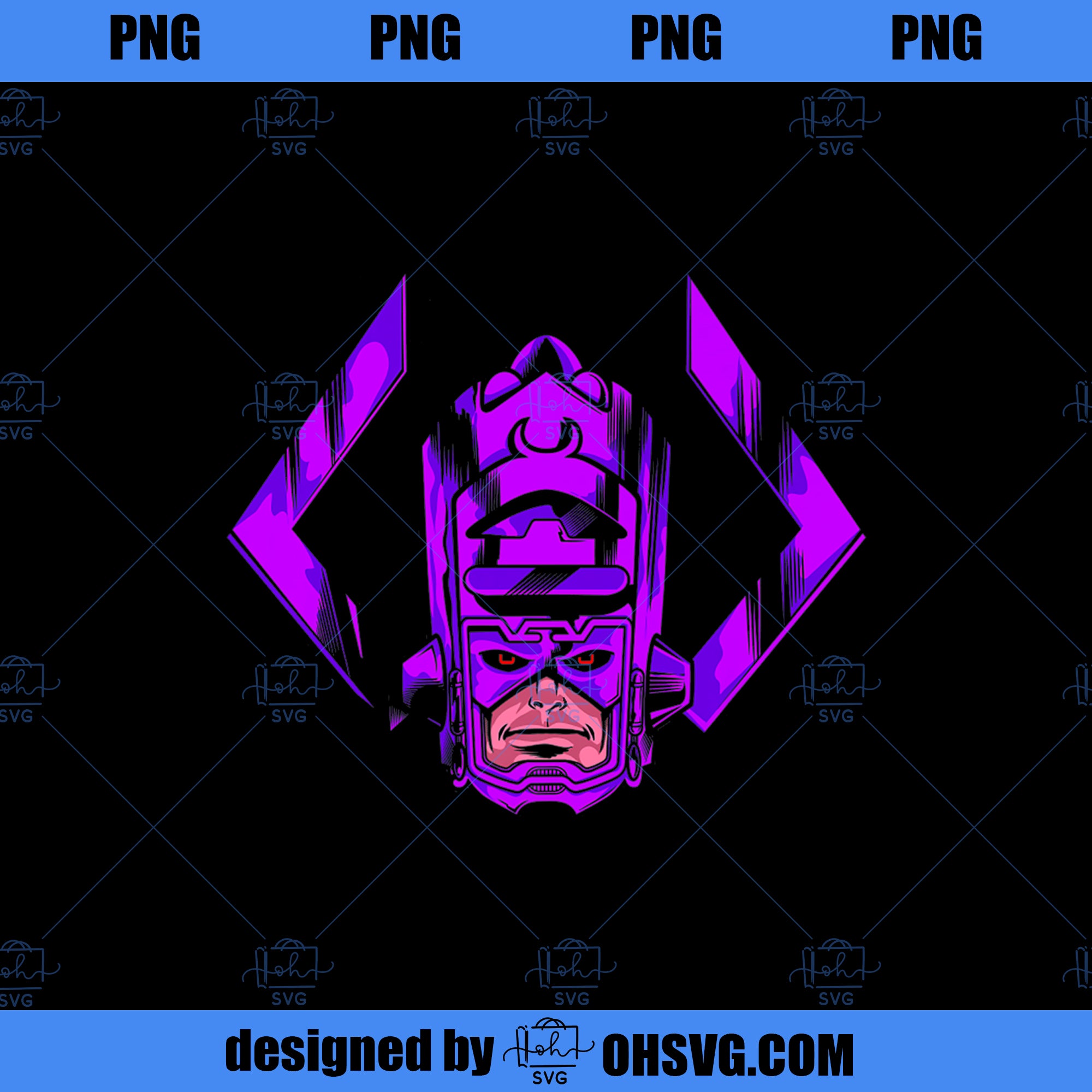 Marvel Fantastic Four Galactus Dark Big Face Premium PNG, Marvel PNG, Marvel Fantastic PNG