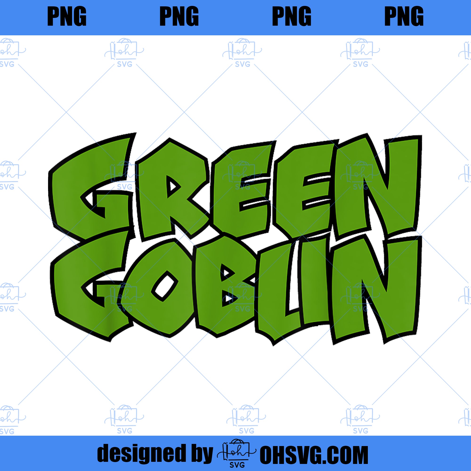 Marvel Green Goblin Classic Retro Title Logo Graphic  PNG, Marvel PNG, Marvel Green Goblin PNG