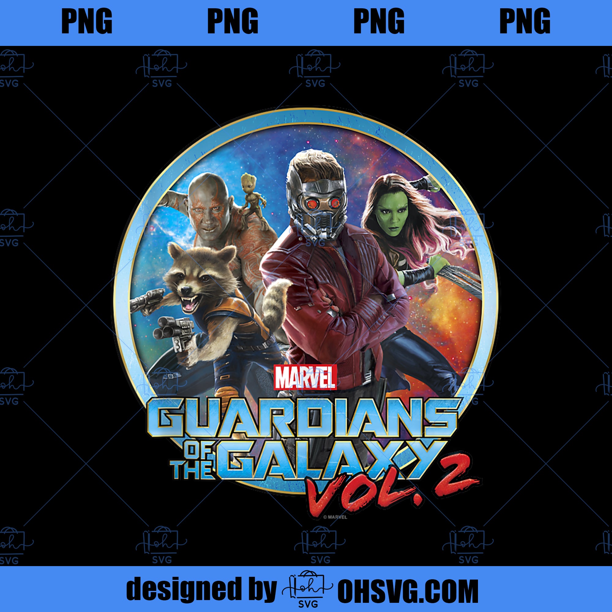 Marvel Guardians Of The Galaxy Action Circle Portrait  PNG, Marvel PNG, Marvel Guardians PNG