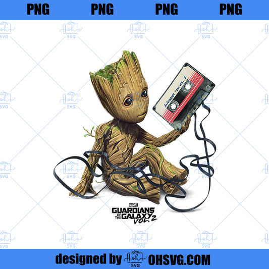 Marvel Guardians Of The Galaxy Vol 2 Groot Tape Portrait  PNG, Marvel PNG, Marvel Guardians PNG