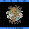 Marvel Guardians Of The Galaxy We Are Groot Floral Run Premium PNG, Marvel PNG, Marvel Guardians PNG