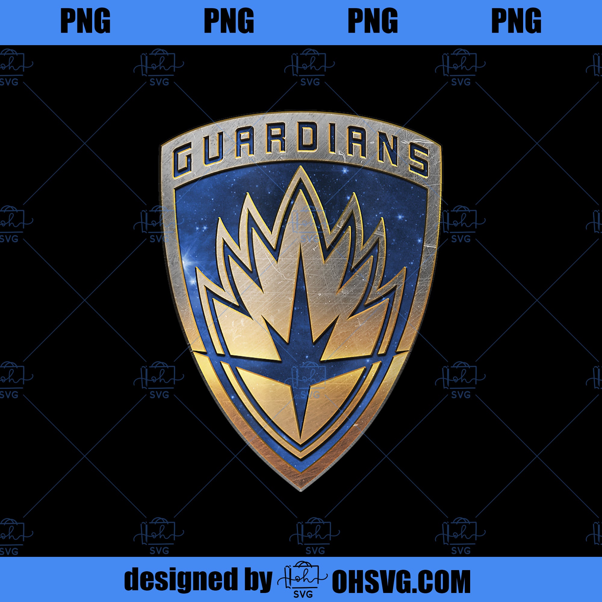 Marvel Guardians of the Galaxy Vol 3 Gold Celestial Badge PNG, Marvel PNG, Marvel Guardians PNG