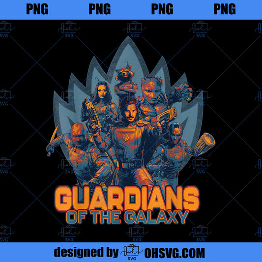 Marvel Guardians of the Galaxy Volume 3 Team with Crest PNG, Marvel PNG, Marvel Guardians PNG