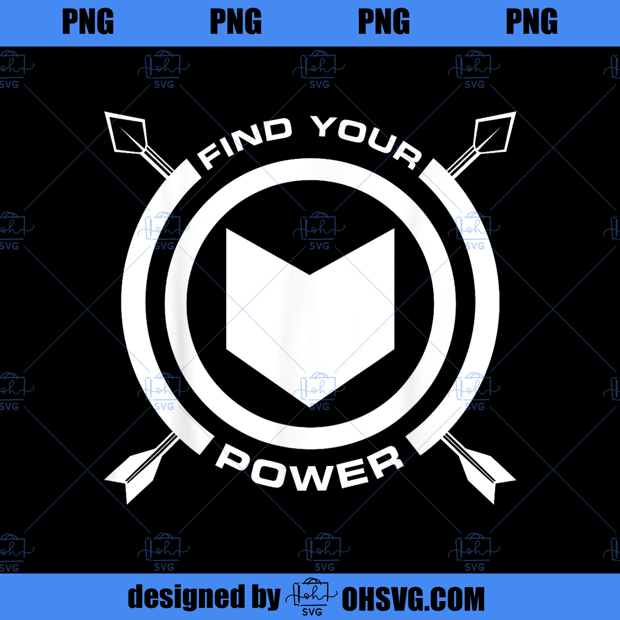 Marvel Hawkeye Find Your Power Simple Logo PNG, Marvel PNG, Marvel Hawkeye PNG