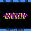 Marvel Hawkeye The Ultimate Retro Logo Graphic  PNG, Marvel PNG, Marvel Hawkeye PNG