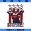 Marvel Hulk Incredible Stars and Stripes Premium Premium PNG, Marvel PNG, Marvel Hulk PNG