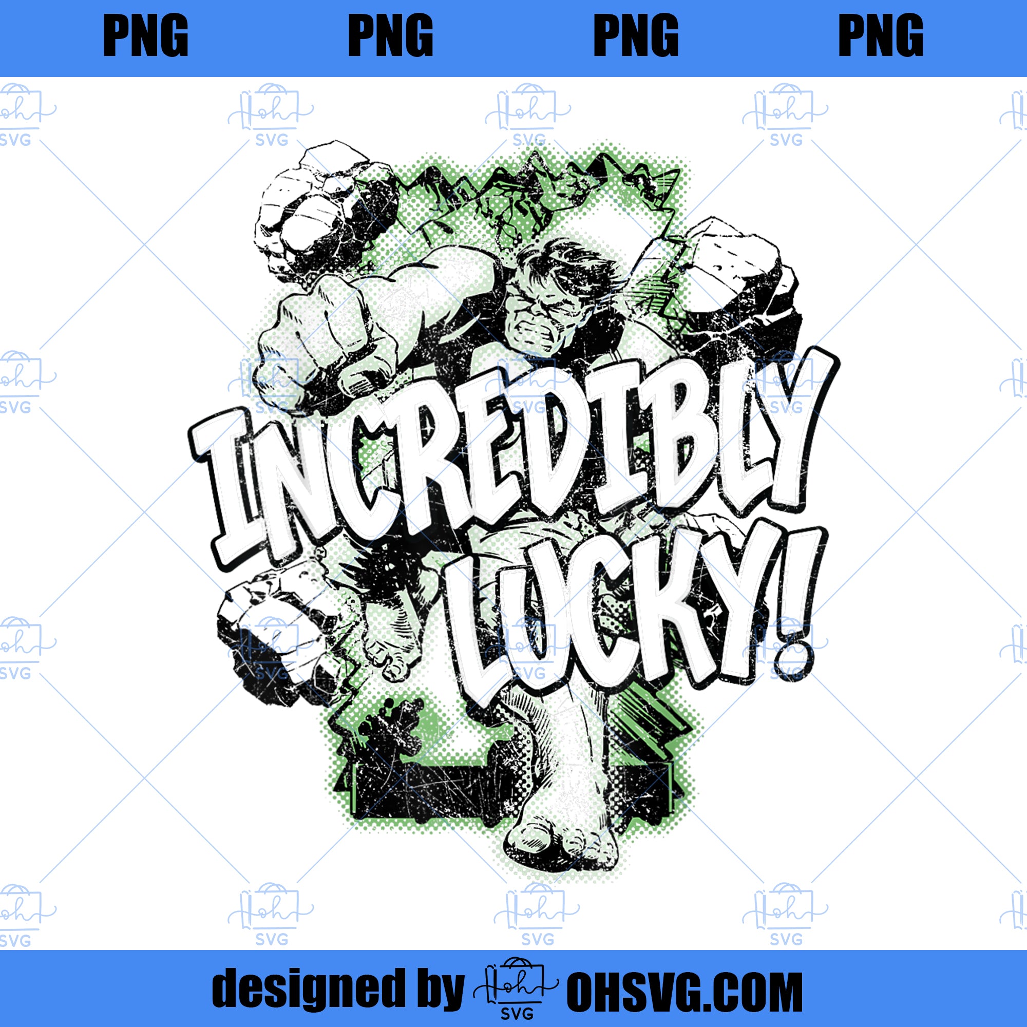 Marvel Hulk Incredibly Lucky St Patrick s Day PNG, Marvel PNG, Marvel Hulk PNG