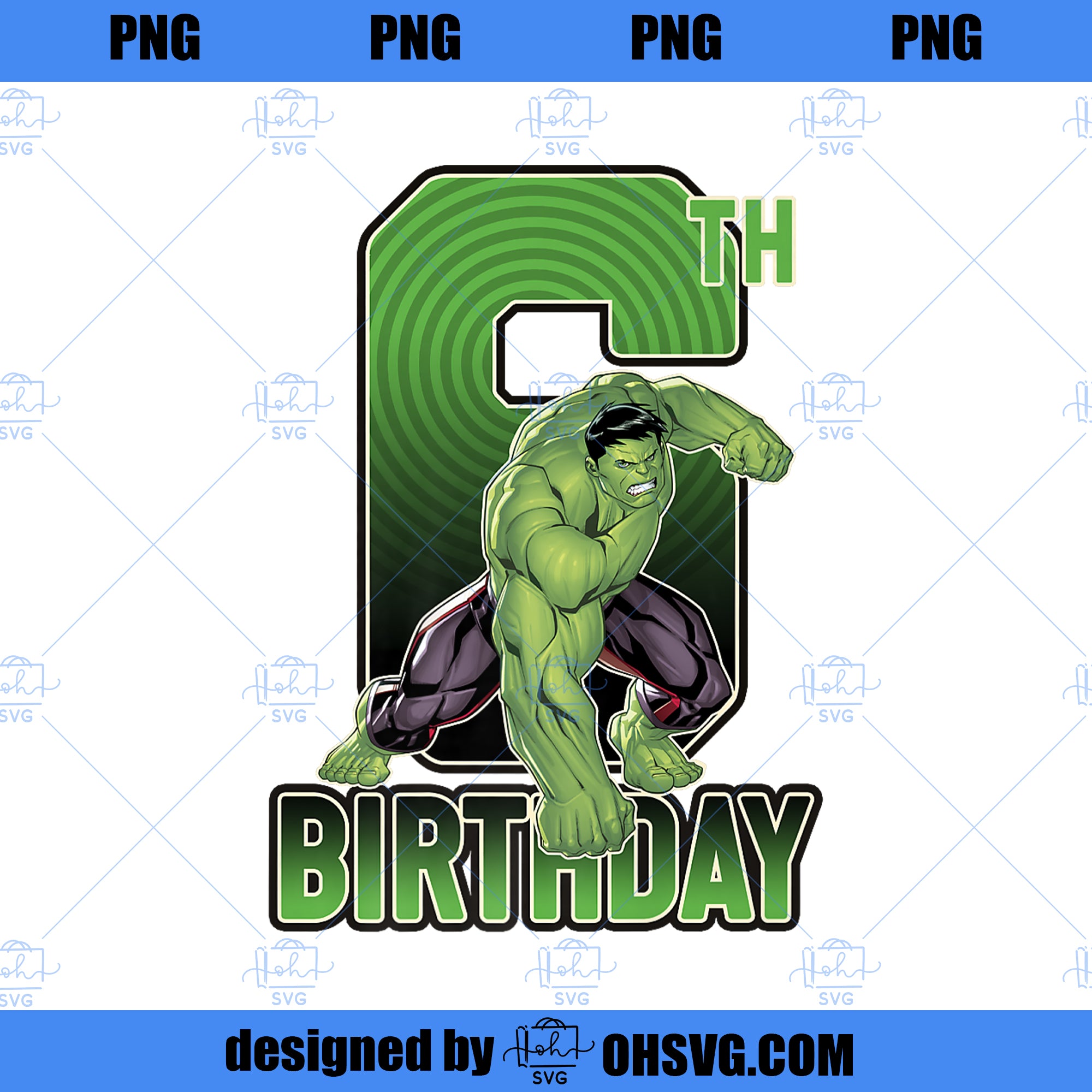 Marvel Hulk Smash 6th Birthday Premium Premium PNG, Marvel PNG, Marvel Hulk PNG