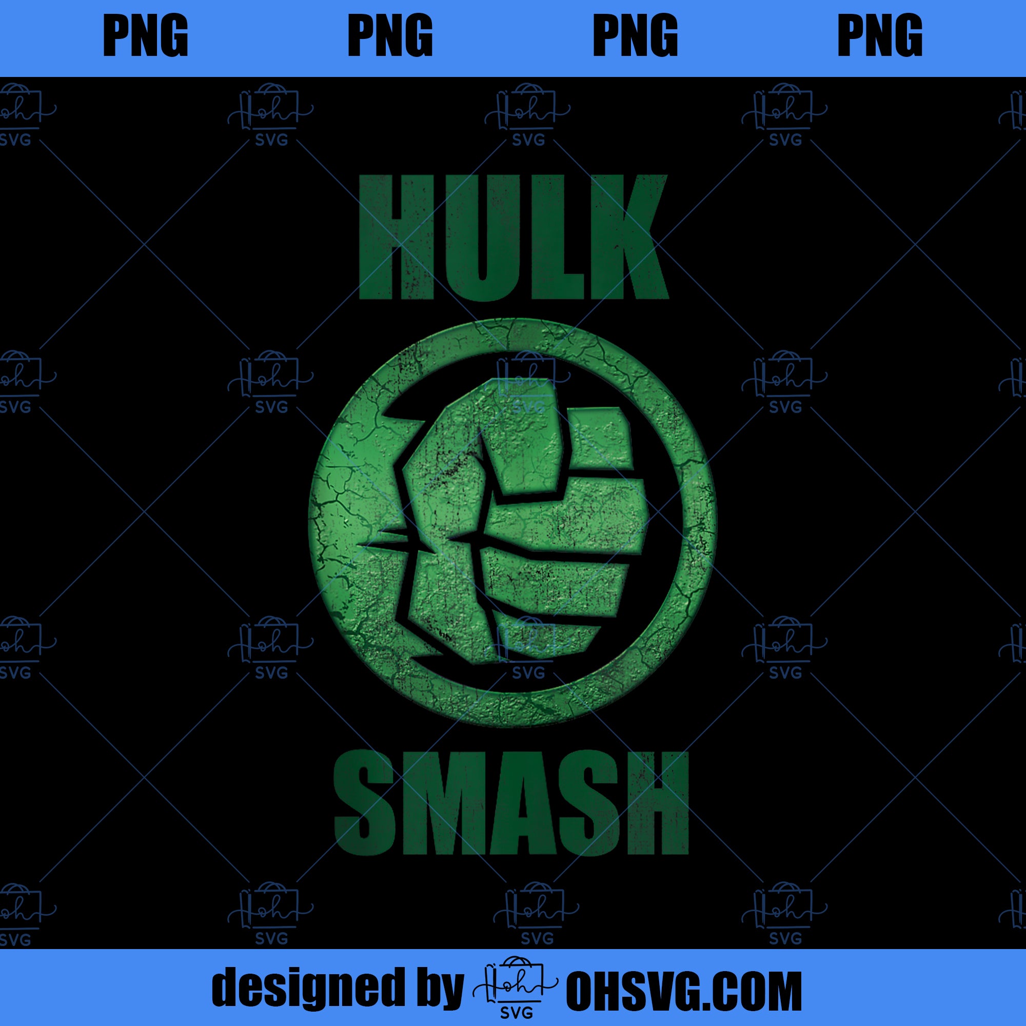 Marvel Hulk Smash Cracked Green Fist Logo Stamp  PNG, Marvel PNG, Marvel Hulk PNG