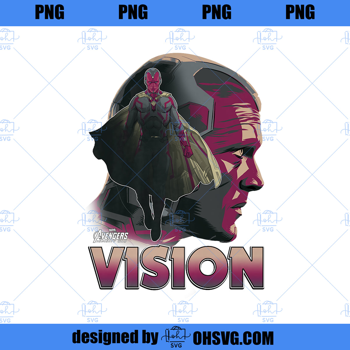 Infinity Profile Marvel Infinity War Vision Big Head Profile Premium Premium PNG, Marve ...
