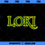 Marvel Loki The Ultimate Retro Logo Graphic  PNG, Marvel PNG, Marvel Loki PNG