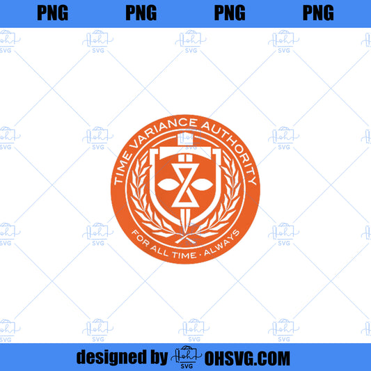 Marvel Loki Time Variance Authority Badge Small Print PNG, Marvel PNG, Marvel Loki PNG