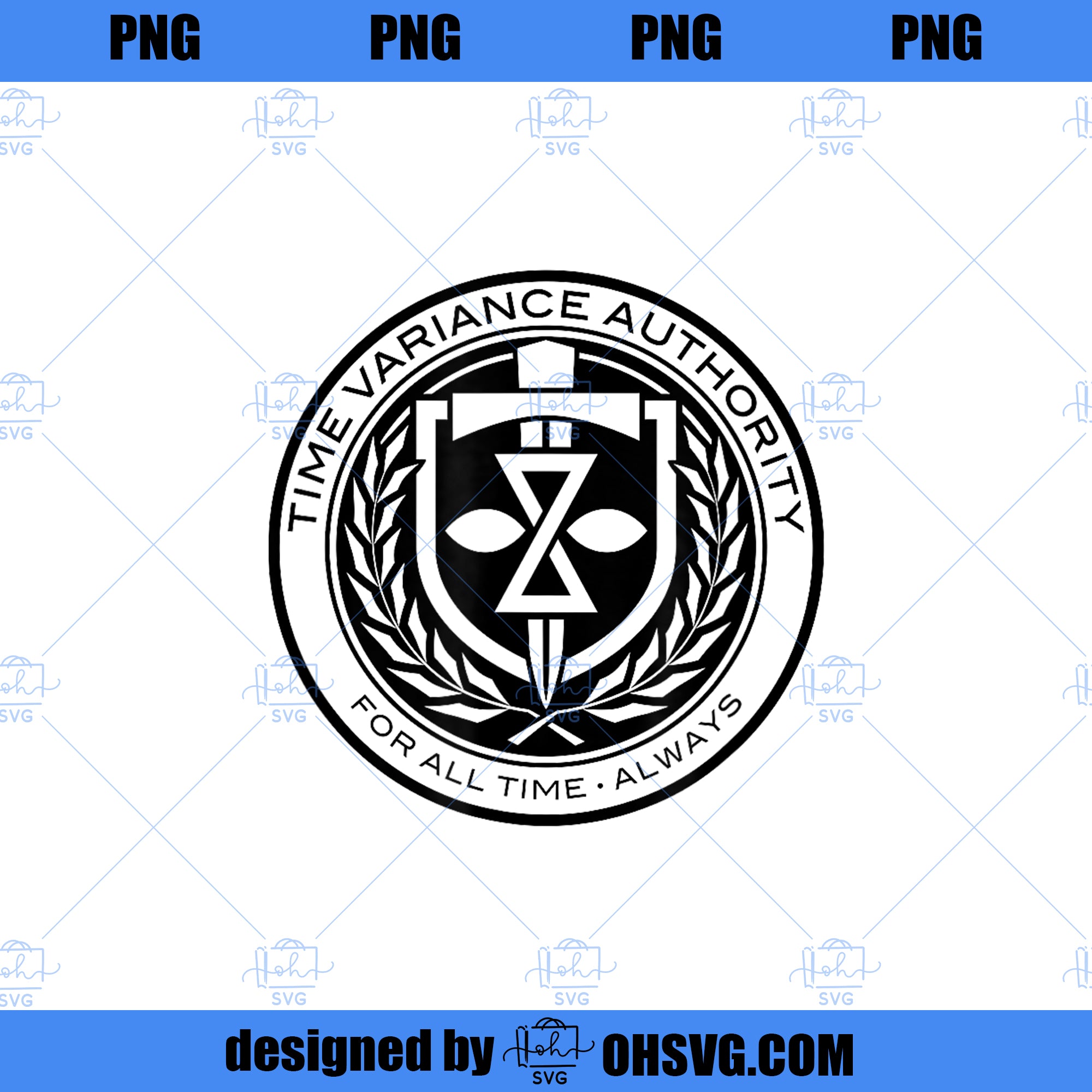 Marvel Loki Time Variance Authority For All Time Always Logo PNG, Marvel PNG, Marvel Loki PNG