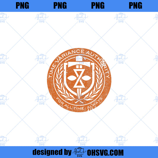 Marvel Loki Time Variance Authority Front and Back Premium PNG, Marvel PNG, Marvel Loki PNG