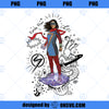Marvel Ms Marvel Hero Scribbles Poster PNG, Marvel PNG, Ms Marvel PNG