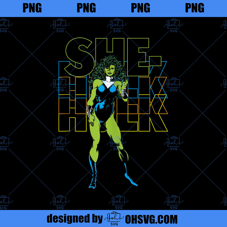 Marvel SheHulk Name Stack Portrait  PNG, Marvel PNG, Marvel SheHulk PNG