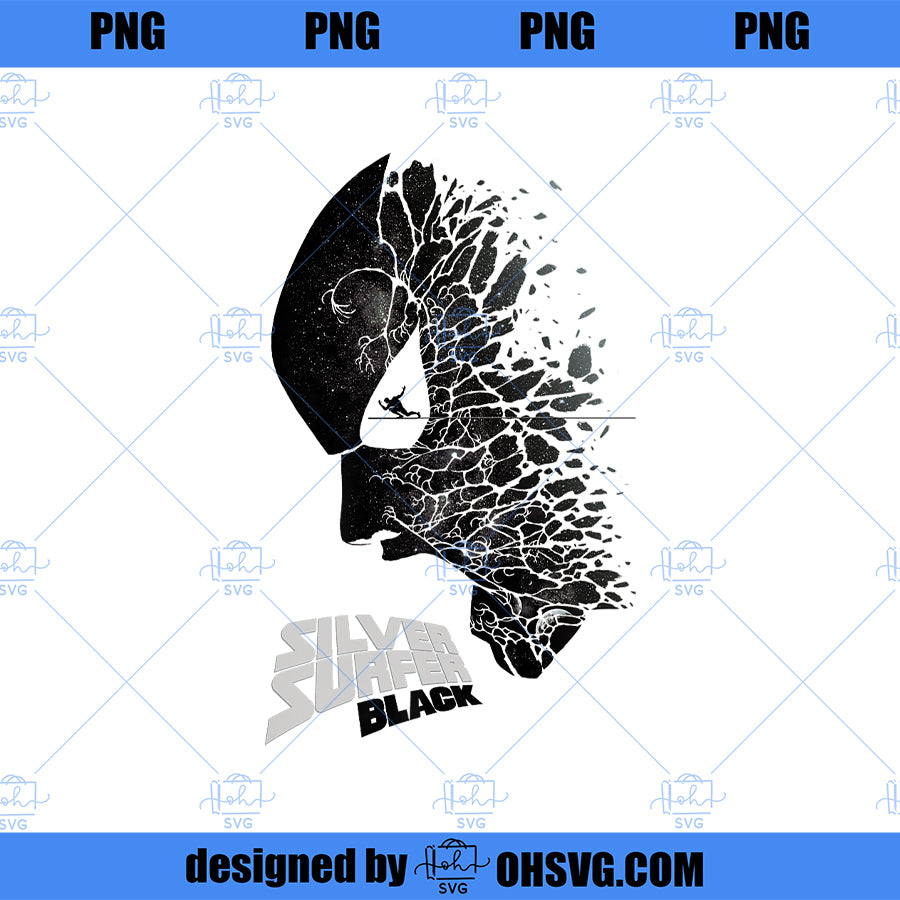 Marvel Silver Surfer Black Norrin Radd Premium PNG, Marvel PNG, Silver Surfer Black PNG