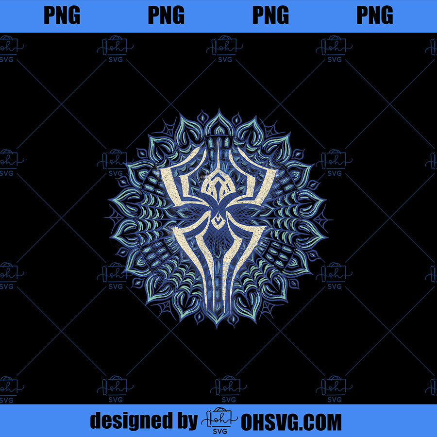 Marvel SpiderMan Across The SpiderVerse Part 1 Mandala PNG, Marvel PNG, Marvel SpiderMan PNG