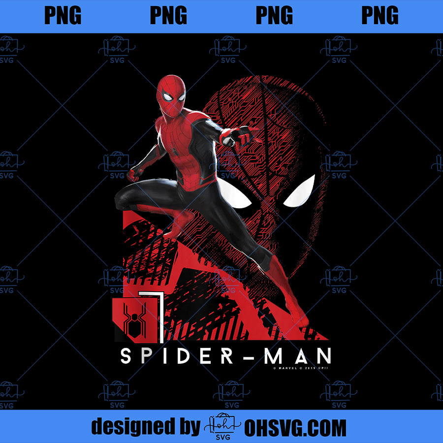 Marvel SpiderMan Far From Home Portrait Tech Background  PNG, Marvel PNG, Marvel SpiderMan PNG