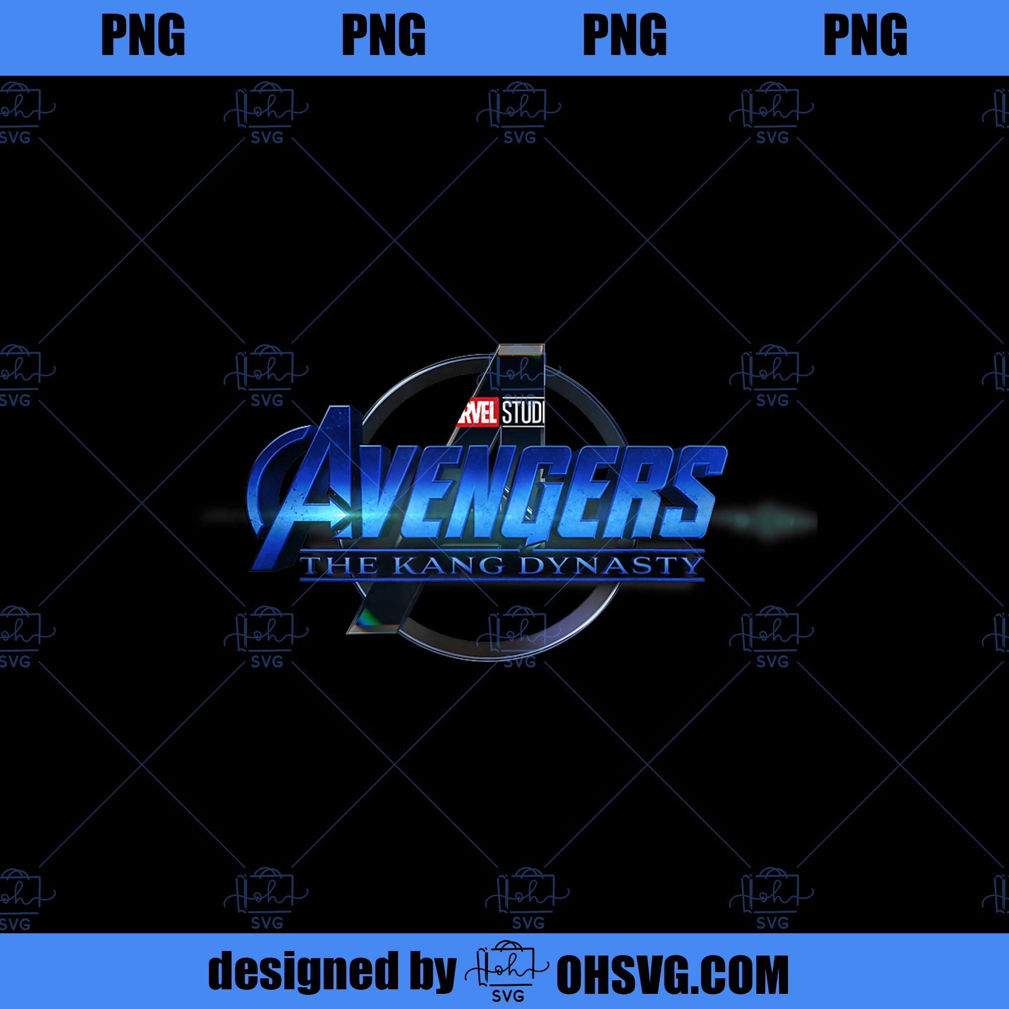 Marvel Studios Avengers The Kang Dynasty MCU Movie Logo PNG, Marvel PNG, Movie Logo PNG