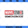 Marvel Studios First Ten Years Logo Icons Graphic  PNG, Marvel PNG, Marvel Logo PNG