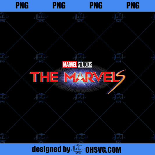 Marvel Studios The Marvels Official Movie Logo PNG, Movies PNG, Marvels Official PNG