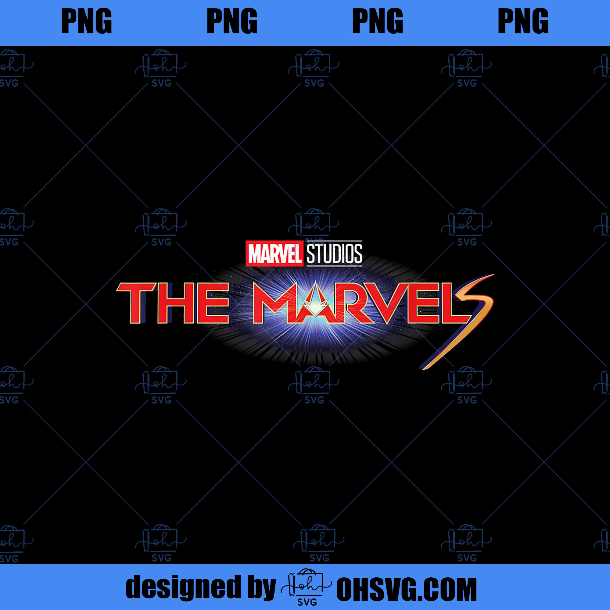 Marvel Studios The Marvels Official Movie Logo PNG, Movies PNG, Marvels Official PNG