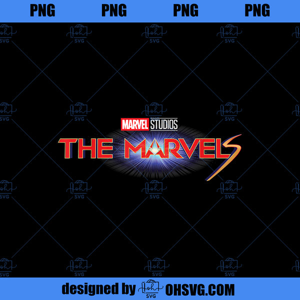 Marvel Studios The Marvels Official Movie Logo PNG, Marvel PNG, The Ma ...