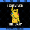 Marvel Thanos Gauntlet I Survived The Snap Premium Premium PNG, Marvel PNG,Marvel Thanos  PNG