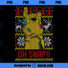 Marvel Thanos Oh Snap Ugly Christmas Sweater PNG, Marvel PNG, Marvel Thanos PNG