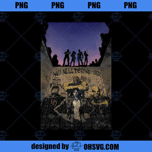 Marvel The Defenders Group Premium Premium PNG, Marvel PNG, Marvel The Defenders PNG