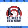 Marvel The Falcon And The Winter Soldier Silhouettes Logo PNG, Marvel PNG, Marvel The Falcon PNG