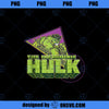 Marvel The Incredible Hulk Retro Abstract Portrait Logo  PNG, Marvel PNG, Hulk PNG