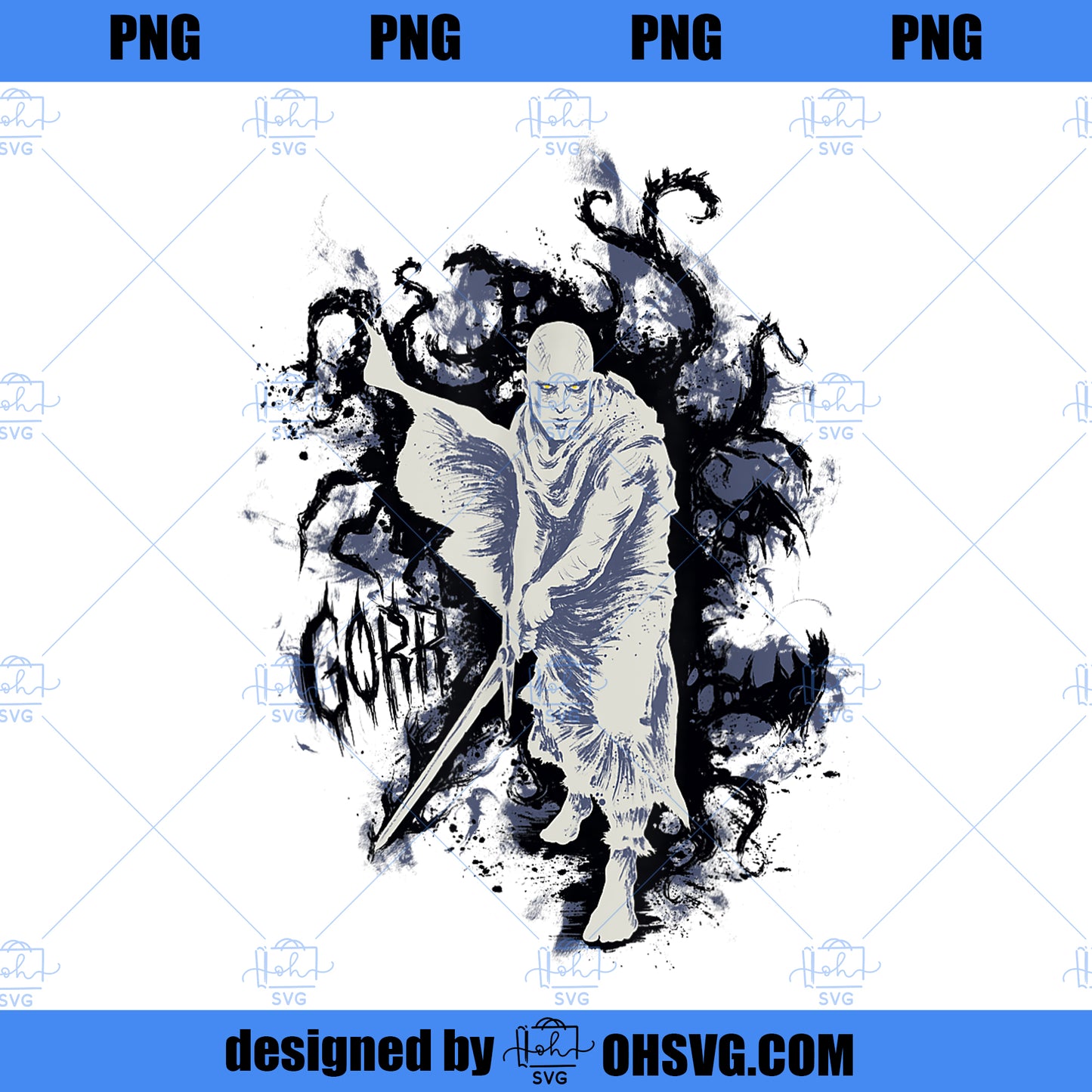 Marvel Thor Love and Thunder Gorr with Sword PNG, Marvel PNG, Marvel Thor PNG