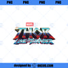 Marvel Thor Love and Thunder Movie Logo PNG, Marvel PNG, Marvel Thor PNG