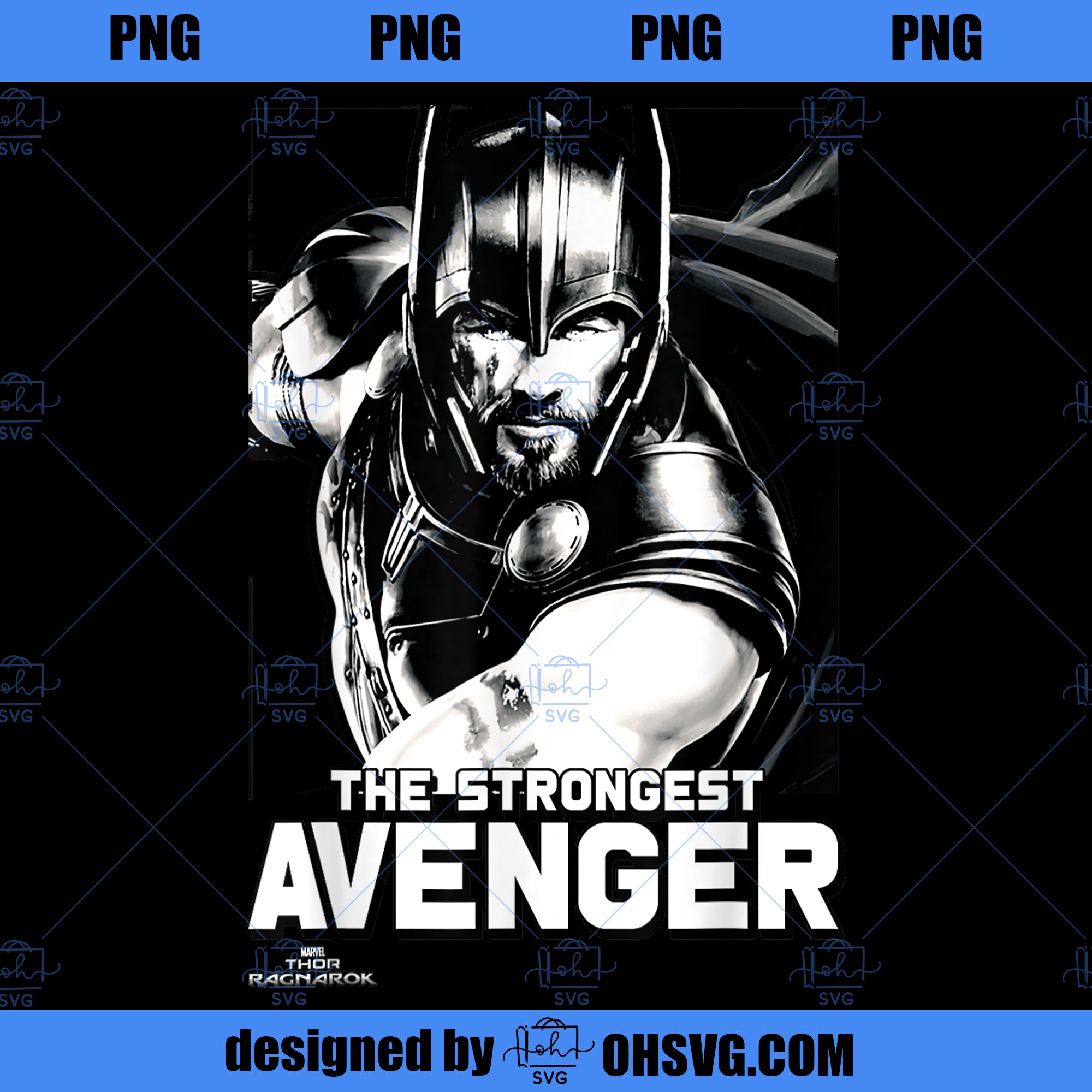 Marvel Thor Ragnarok The Strongest Avenger Quote PNG, Marvel PNG, Marvel Thor  PNG