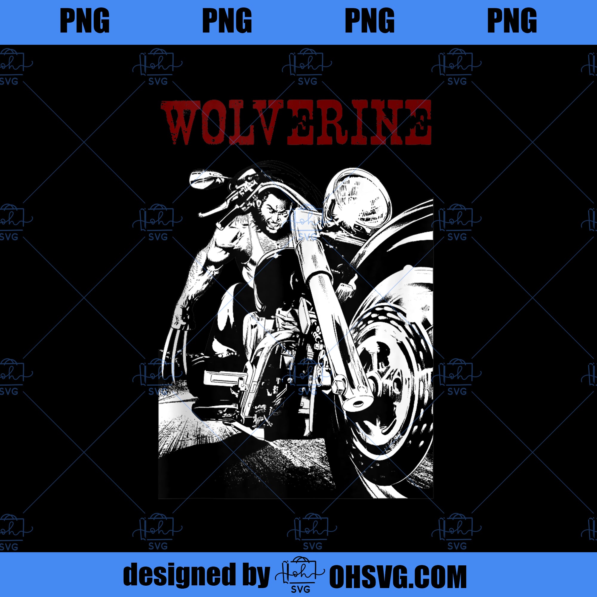 Marvel Wolverine Riding A Motorcycle Sketch Logo  PNG, Marvel PNG, Marvel Wolverine  PNG