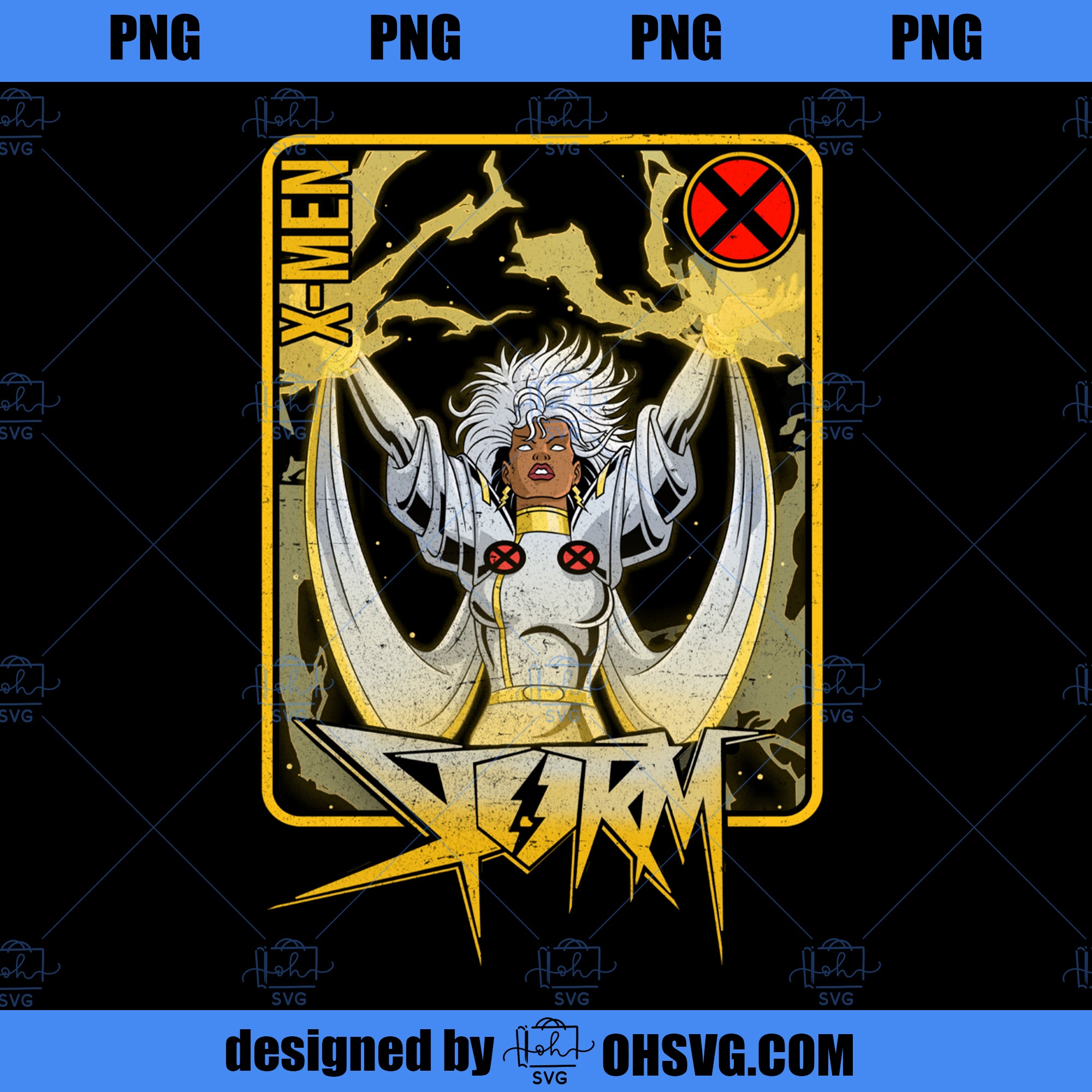 Marvel XMen Storm Playing Card  PNG, Marvel PNG, Marvel XMen PNG