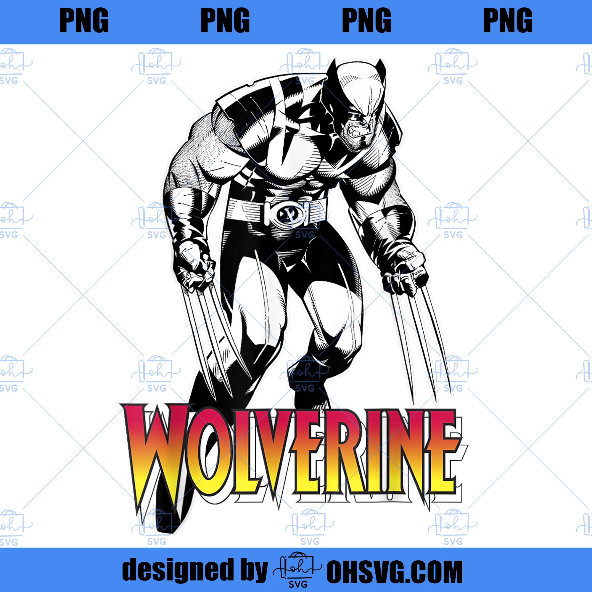 T-shirt Homme Col Rond Wolverine Symbole Super Héros BD Film Geek T-shirt Homme Col Rond Wolverine Symbole Super Héros BD Film Geek