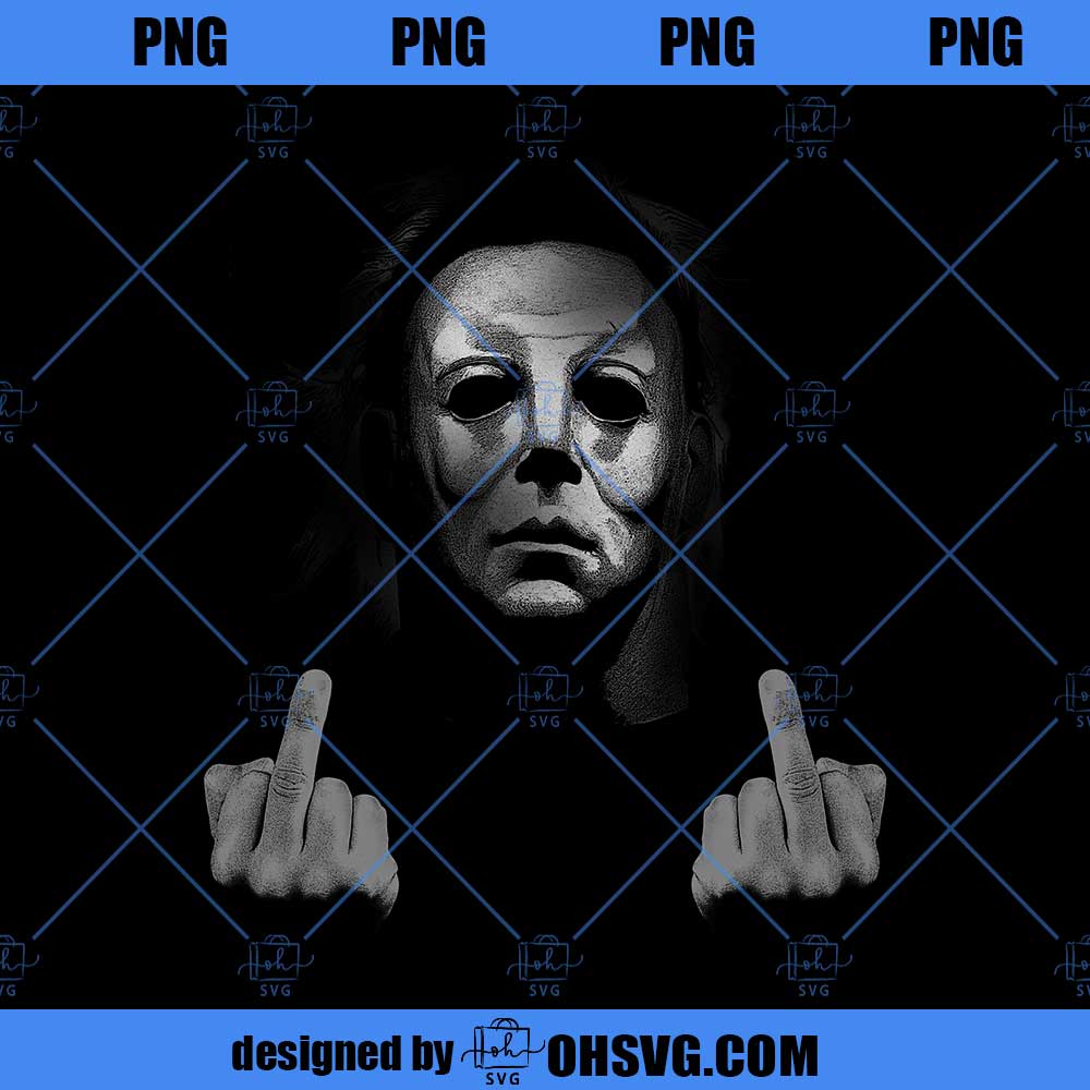 Michael Myers Middle Finger PNG, Michael Myers Horror Movie PNG