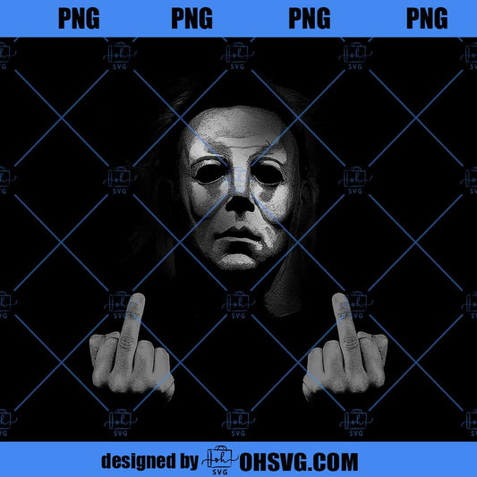Michael Myers Middle Finger PNG, Michael Myers Horror Movie PNG