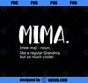 Mima s for Women Mother_s Day idea for Grandma Mima PNG, Mom PNG, Mothers Day PNG