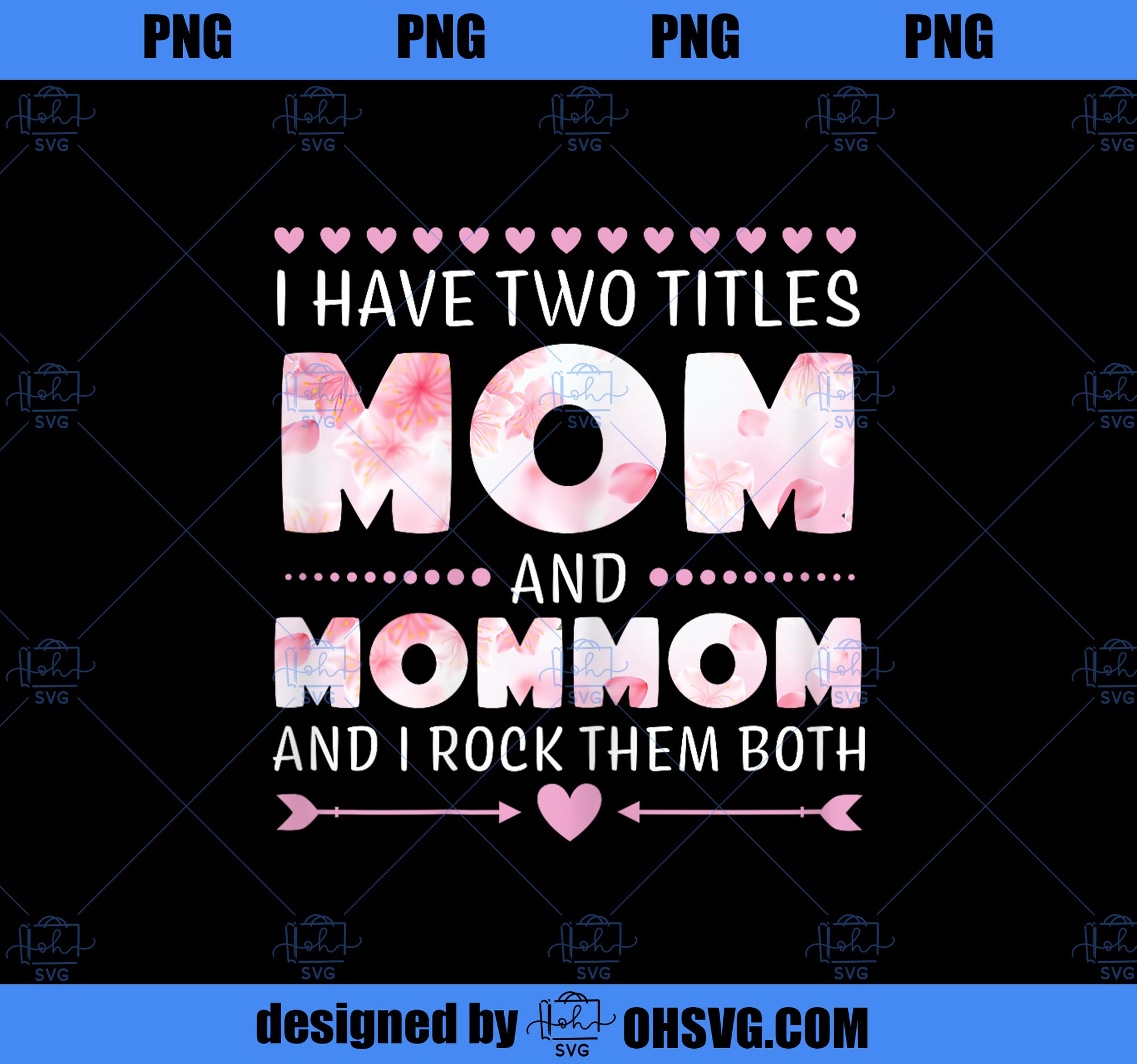 Mommom Mom Mom Granna Nanna Grandma PNG, Mom PNG, Mothers Day PNG