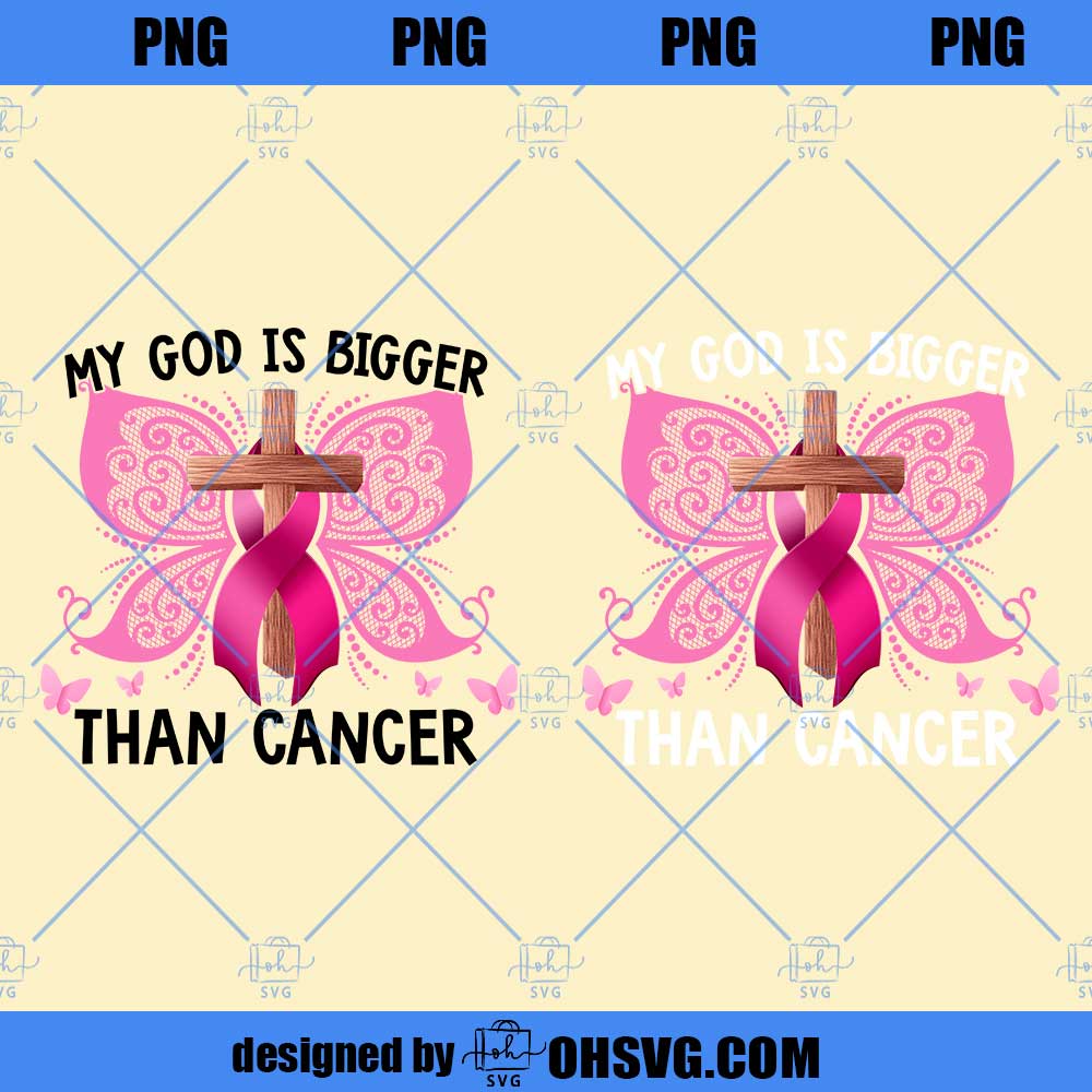 My God Is Bigger Than Cancer Shirt, Hope Shirt, Christian Cancer Shirt, Pink Ribbon Support Squad,Breast Cancer Warrior Shirt,Survivor Shirt
