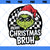 Merry Christmas Bruh Png, Bruh Grinch Checkerboard Retro Boy Christmas Png, Funny Christmas PNG, Grinchmas Png, Retro Christmas Png