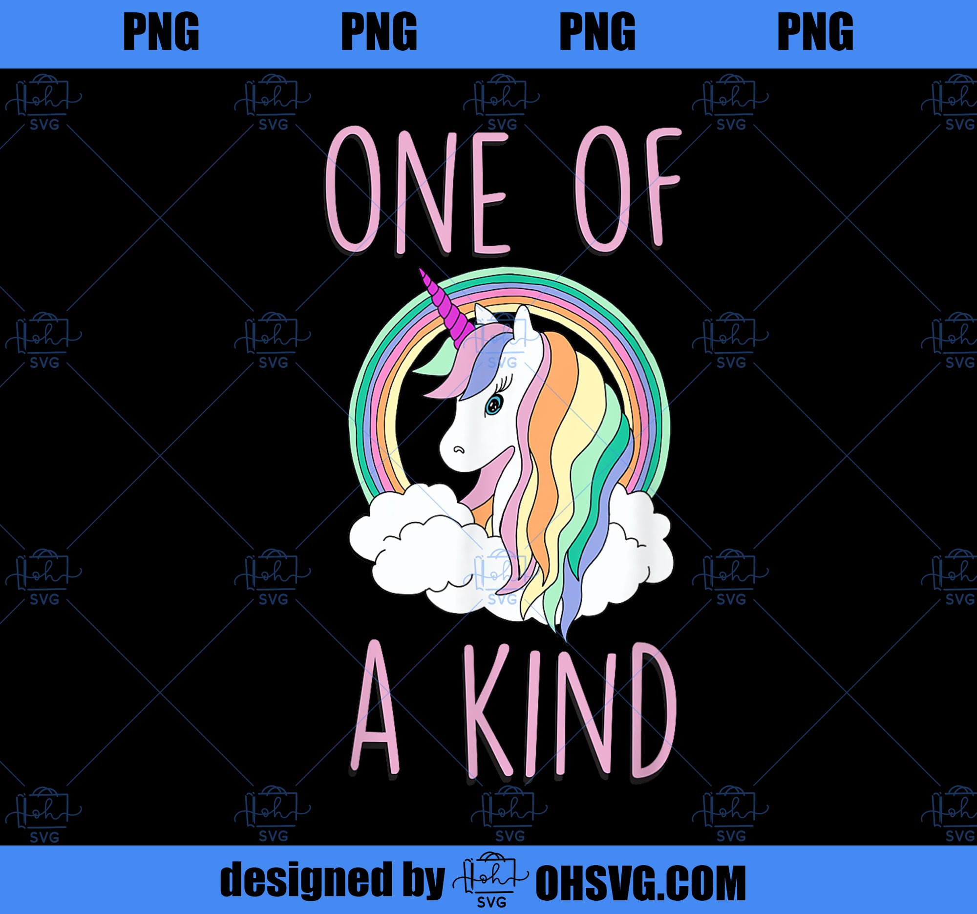 One of a Kind Cute Funny Unicorn Shirt PNG, Magic Unicorn PNG, Unicorn PNG