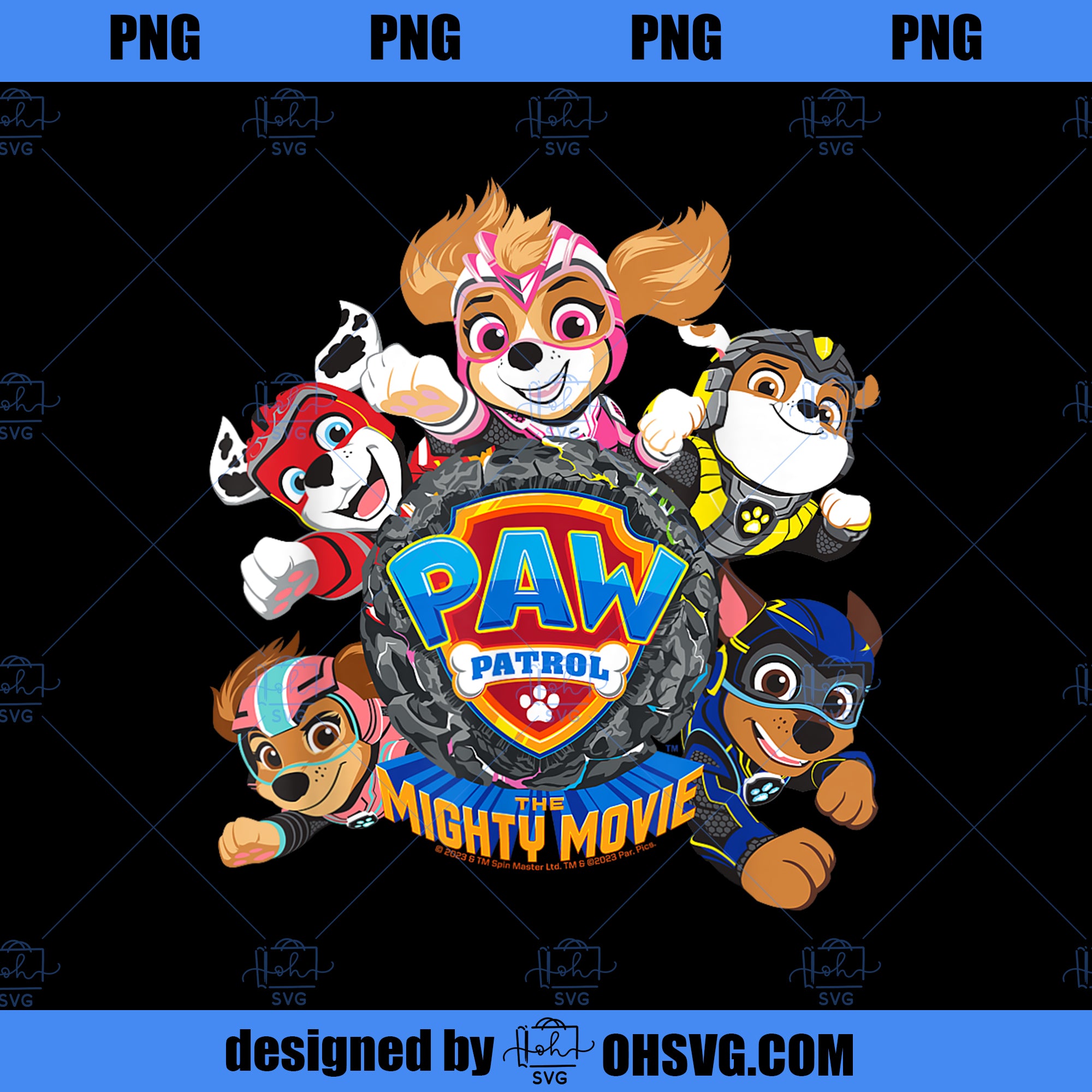 PAW Patrol The Mighty Movie Flying PNG, Movies PNG, PAW Patrol PNG