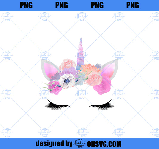 Pink Unicorn Halloween Costume Face Unicorn Birthday Party PNG, Magic Unicorn PNG, Unicorn PNG